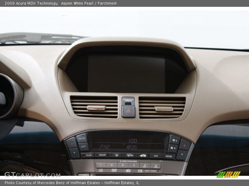 Aspen White Pearl / Parchment 2009 Acura MDX Technology