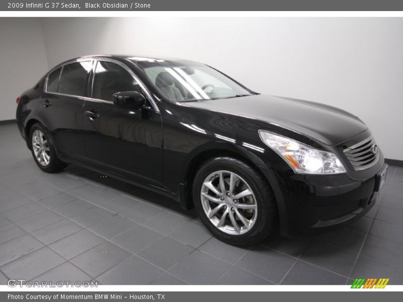 Black Obsidian / Stone 2009 Infiniti G 37 Sedan