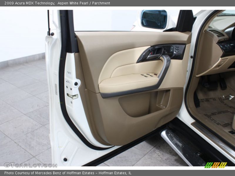 Aspen White Pearl / Parchment 2009 Acura MDX Technology