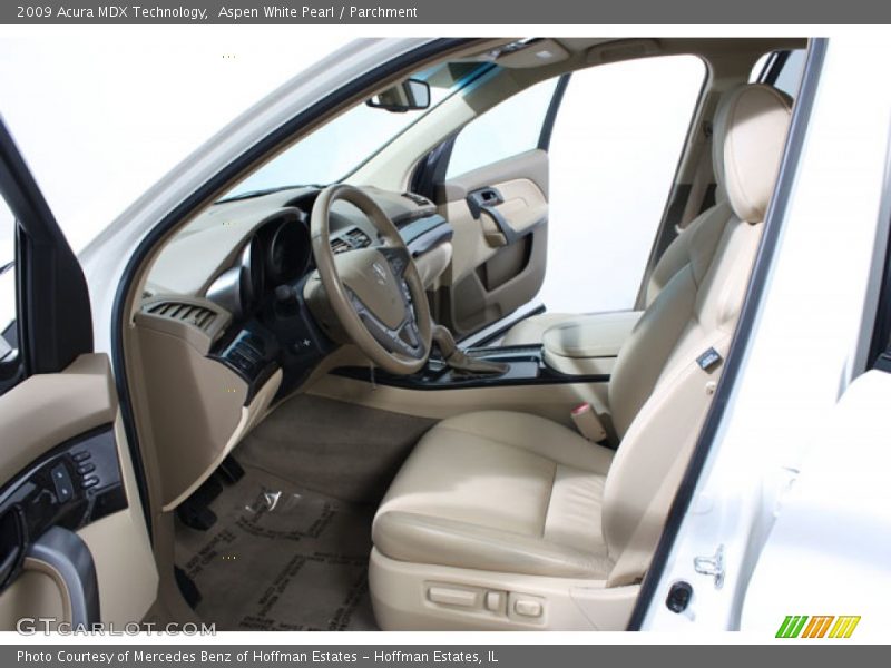 Aspen White Pearl / Parchment 2009 Acura MDX Technology