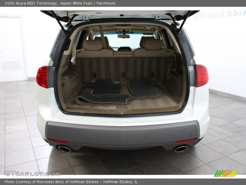 Aspen White Pearl / Parchment 2009 Acura MDX Technology