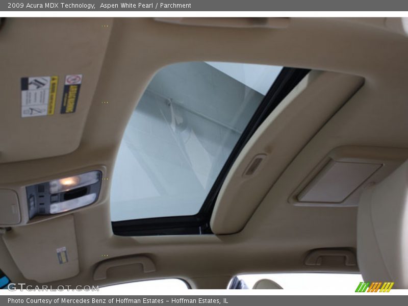 Aspen White Pearl / Parchment 2009 Acura MDX Technology