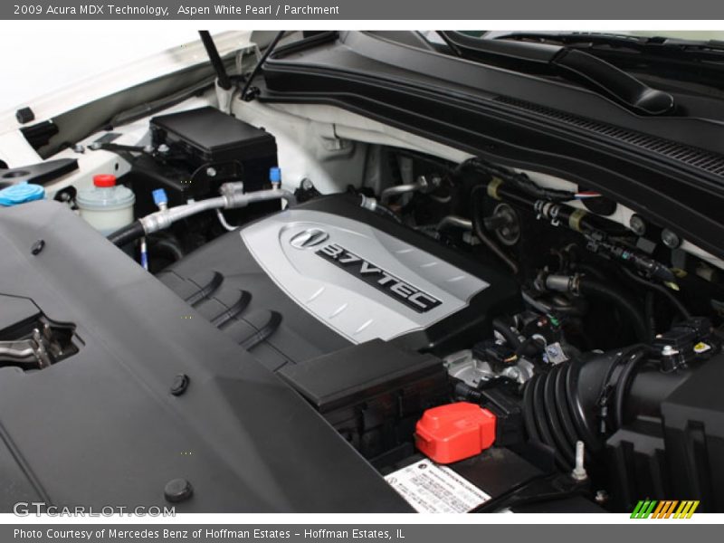 Aspen White Pearl / Parchment 2009 Acura MDX Technology