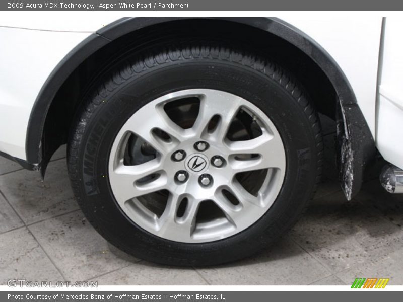 Aspen White Pearl / Parchment 2009 Acura MDX Technology