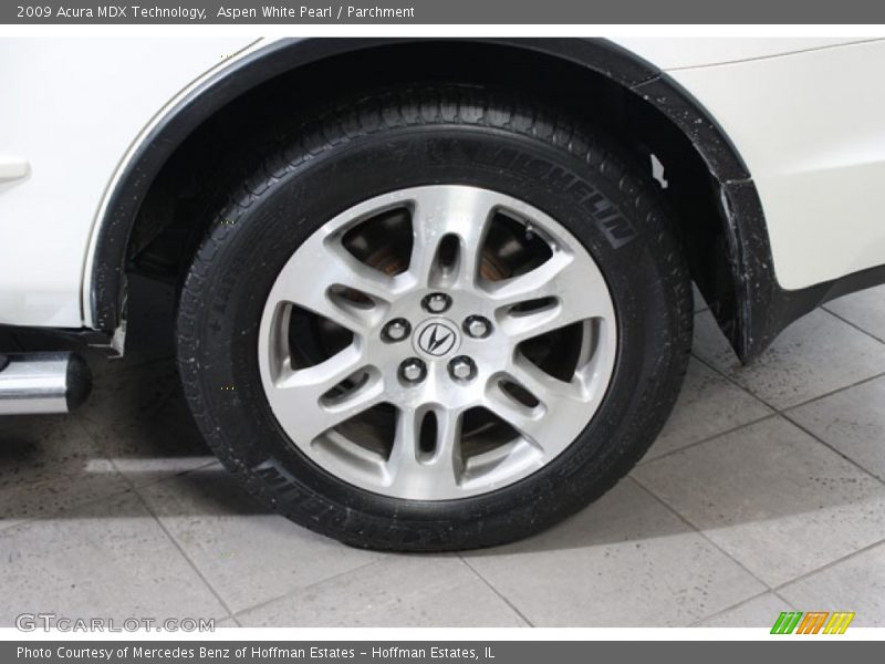 Aspen White Pearl / Parchment 2009 Acura MDX Technology