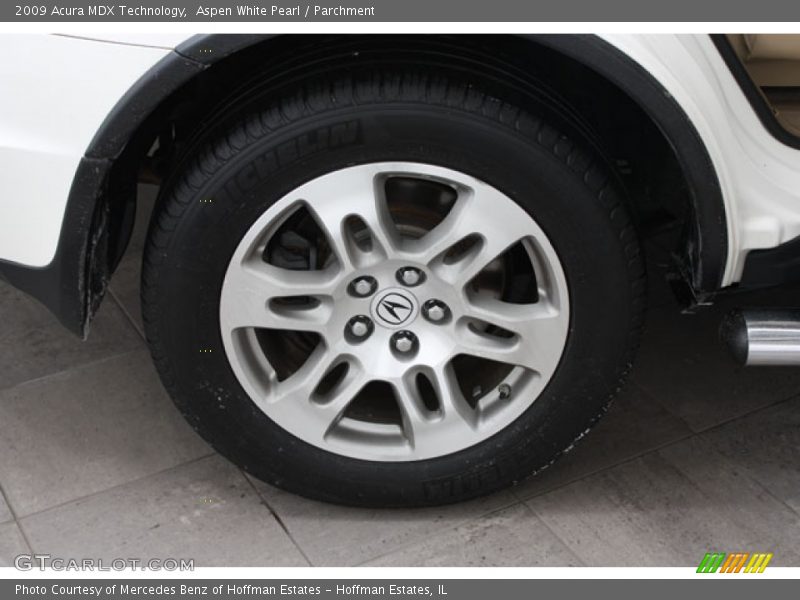 Aspen White Pearl / Parchment 2009 Acura MDX Technology