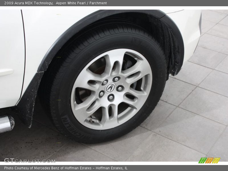 Aspen White Pearl / Parchment 2009 Acura MDX Technology