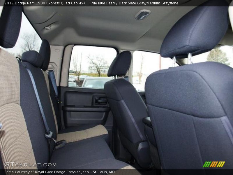 True Blue Pearl / Dark Slate Gray/Medium Graystone 2012 Dodge Ram 1500 Express Quad Cab 4x4