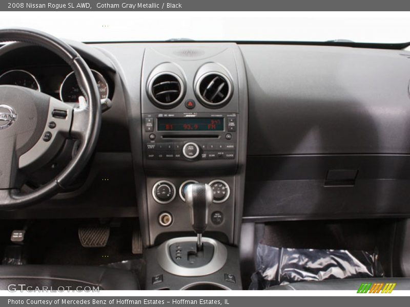 Gotham Gray Metallic / Black 2008 Nissan Rogue SL AWD