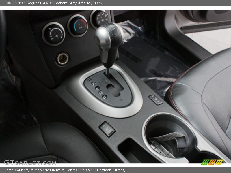 Gotham Gray Metallic / Black 2008 Nissan Rogue SL AWD