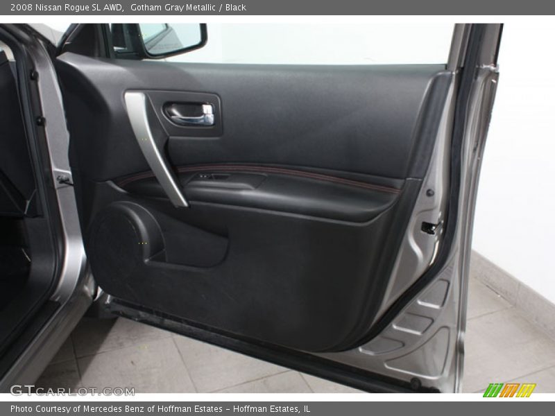 Gotham Gray Metallic / Black 2008 Nissan Rogue SL AWD