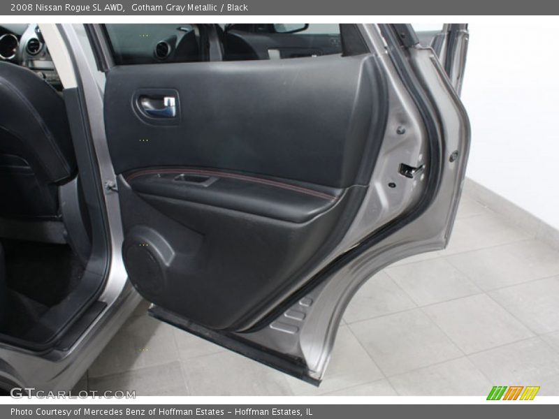 Gotham Gray Metallic / Black 2008 Nissan Rogue SL AWD