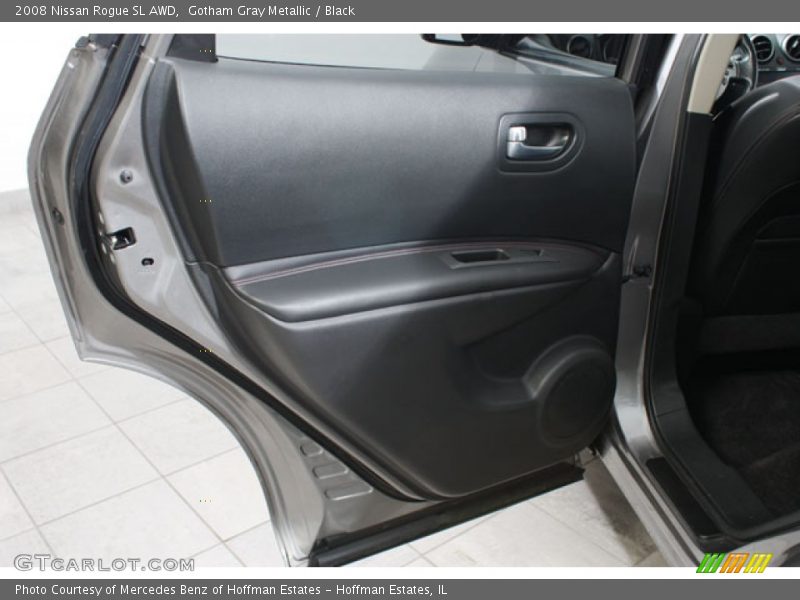 Gotham Gray Metallic / Black 2008 Nissan Rogue SL AWD
