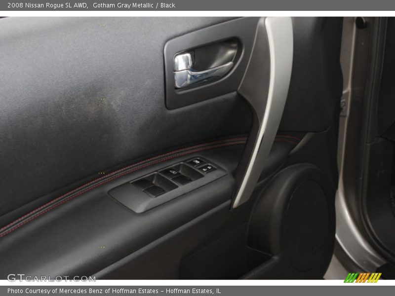 Gotham Gray Metallic / Black 2008 Nissan Rogue SL AWD