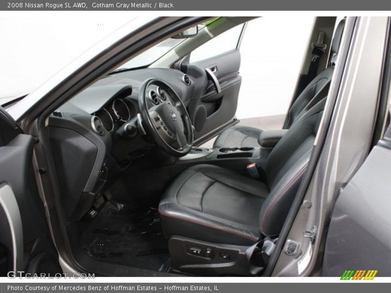 Gotham Gray Metallic / Black 2008 Nissan Rogue SL AWD