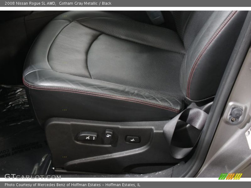 Gotham Gray Metallic / Black 2008 Nissan Rogue SL AWD