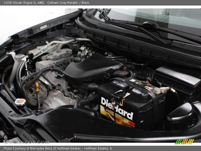 Gotham Gray Metallic / Black 2008 Nissan Rogue SL AWD