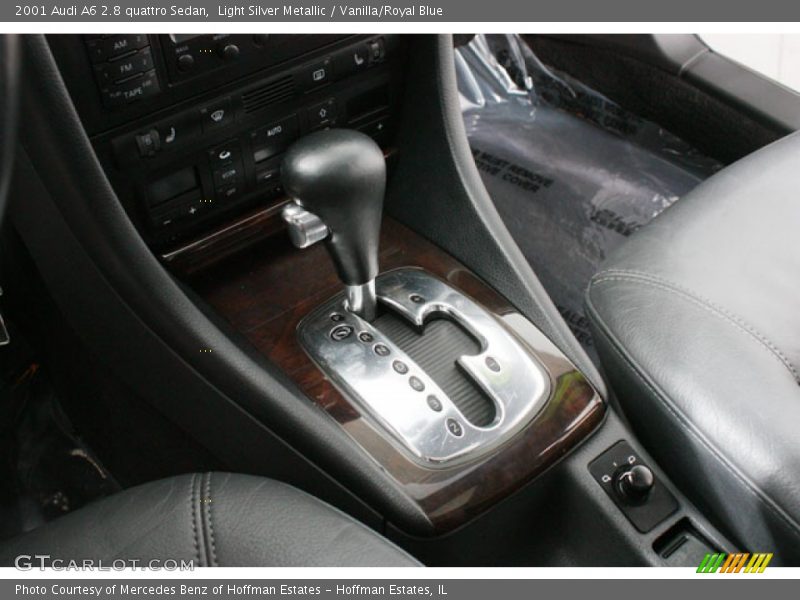 Light Silver Metallic / Vanilla/Royal Blue 2001 Audi A6 2.8 quattro Sedan