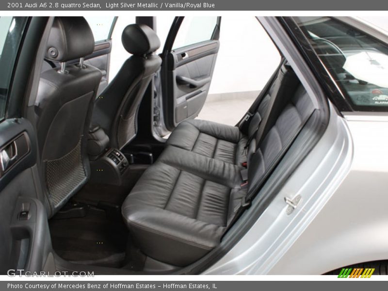 Light Silver Metallic / Vanilla/Royal Blue 2001 Audi A6 2.8 quattro Sedan