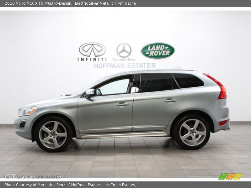 Electric Silver Metallic / Anthracite 2010 Volvo XC60 T6 AWD R-Design