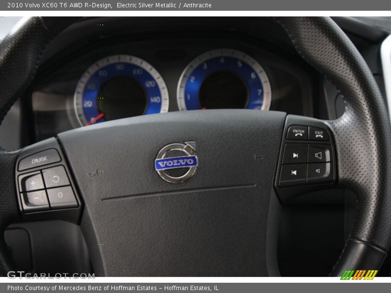 Electric Silver Metallic / Anthracite 2010 Volvo XC60 T6 AWD R-Design