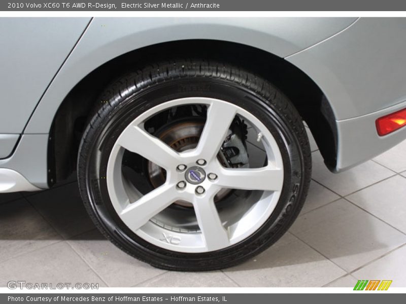 Electric Silver Metallic / Anthracite 2010 Volvo XC60 T6 AWD R-Design