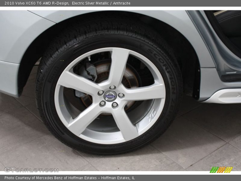 Electric Silver Metallic / Anthracite 2010 Volvo XC60 T6 AWD R-Design