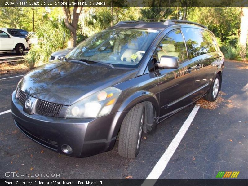 Smoke Gray Metallic / Beige 2004 Nissan Quest 3.5 SE