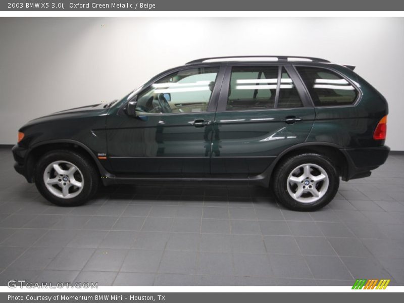  2003 X5 3.0i Oxford Green Metallic
