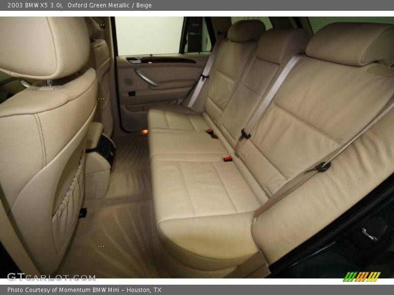 Oxford Green Metallic / Beige 2003 BMW X5 3.0i