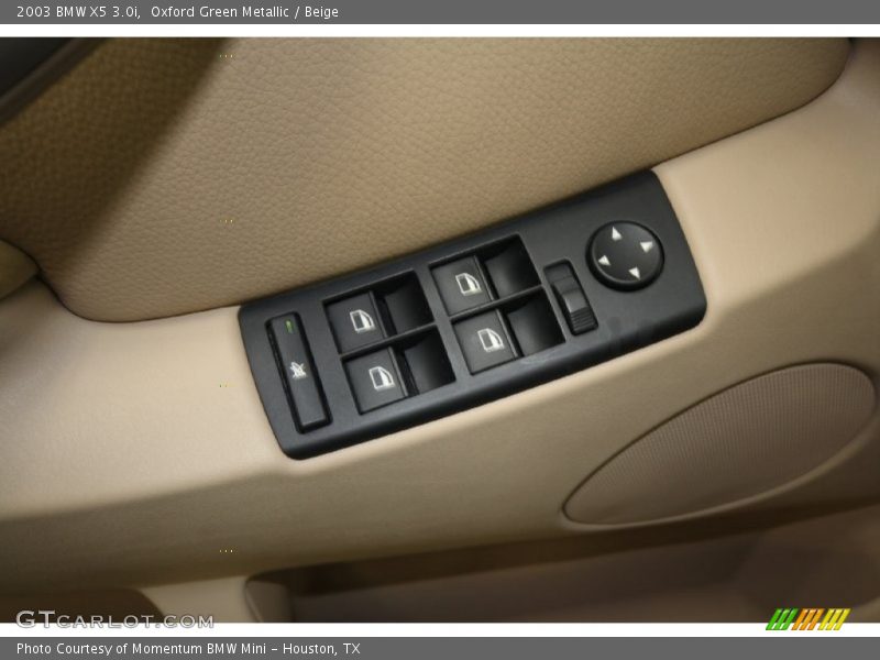 Oxford Green Metallic / Beige 2003 BMW X5 3.0i