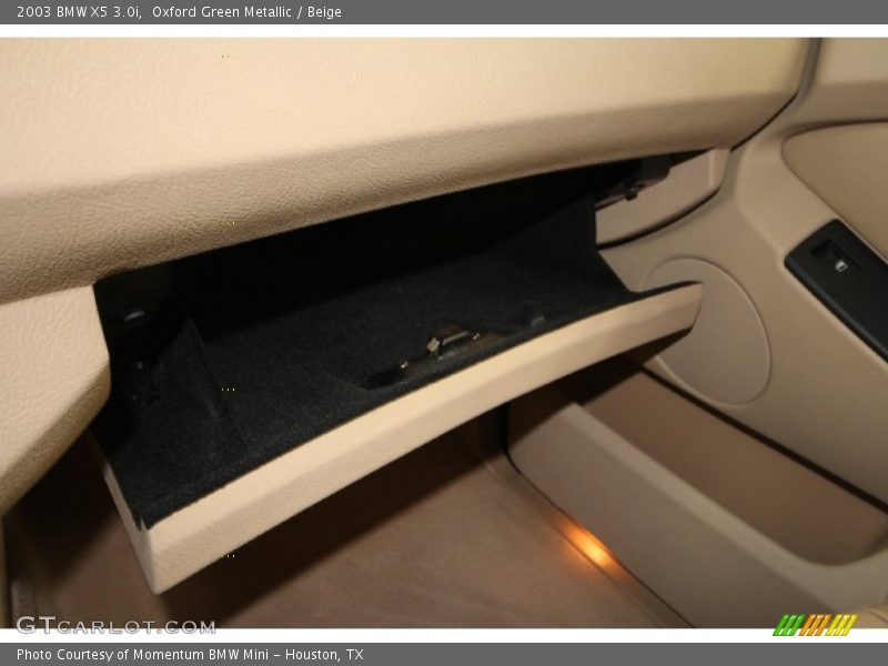 Oxford Green Metallic / Beige 2003 BMW X5 3.0i