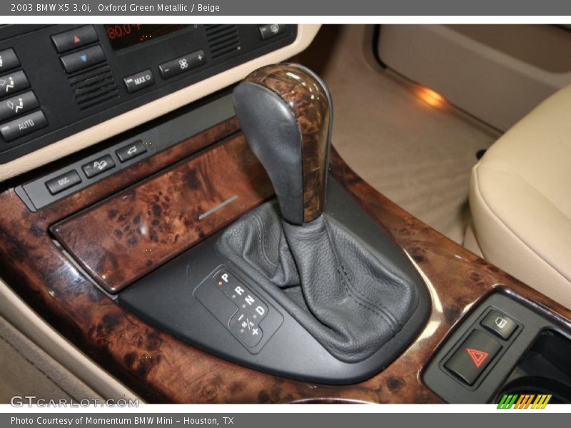 Oxford Green Metallic / Beige 2003 BMW X5 3.0i