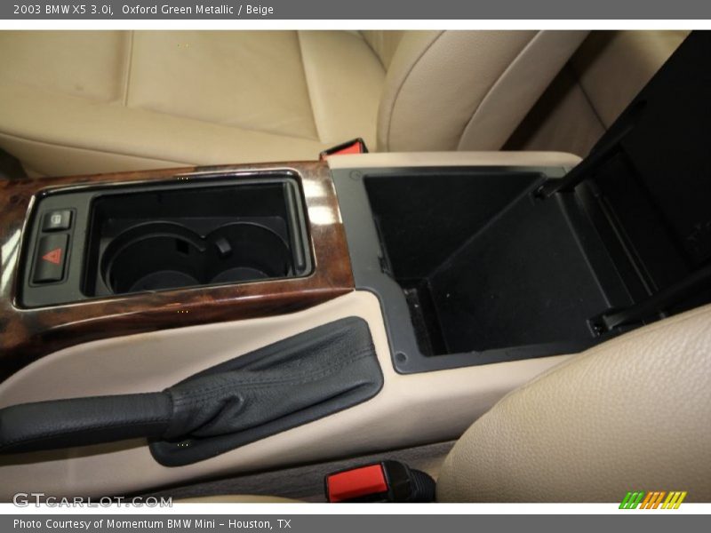 Oxford Green Metallic / Beige 2003 BMW X5 3.0i