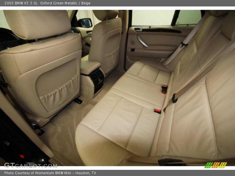 Oxford Green Metallic / Beige 2003 BMW X5 3.0i