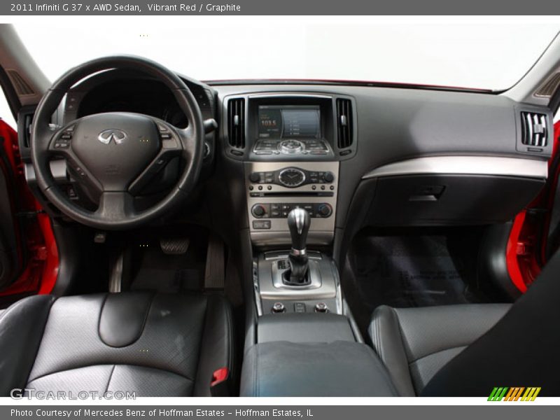 Vibrant Red / Graphite 2011 Infiniti G 37 x AWD Sedan