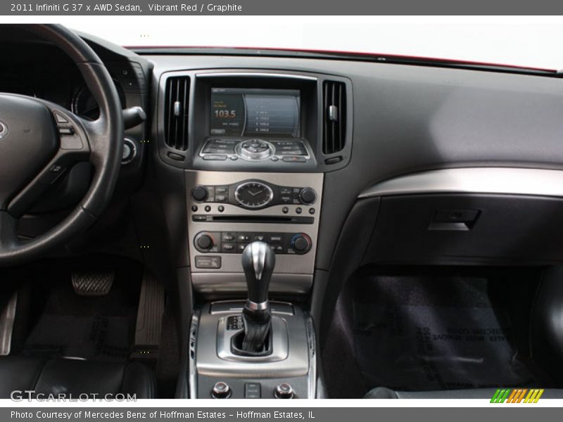 Vibrant Red / Graphite 2011 Infiniti G 37 x AWD Sedan