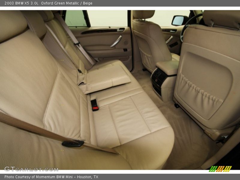 Oxford Green Metallic / Beige 2003 BMW X5 3.0i