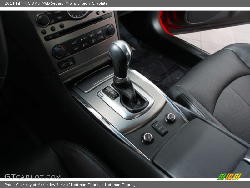 Vibrant Red / Graphite 2011 Infiniti G 37 x AWD Sedan
