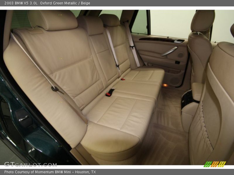 Oxford Green Metallic / Beige 2003 BMW X5 3.0i