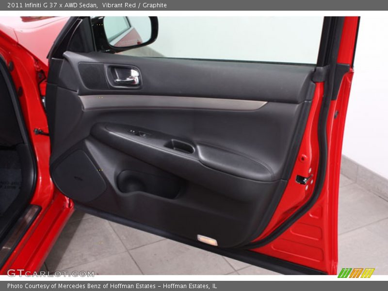 Vibrant Red / Graphite 2011 Infiniti G 37 x AWD Sedan