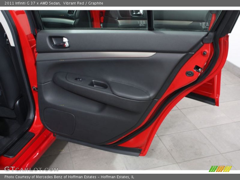 Vibrant Red / Graphite 2011 Infiniti G 37 x AWD Sedan