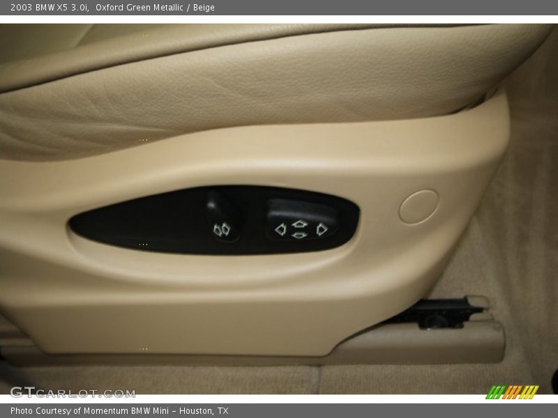 Oxford Green Metallic / Beige 2003 BMW X5 3.0i