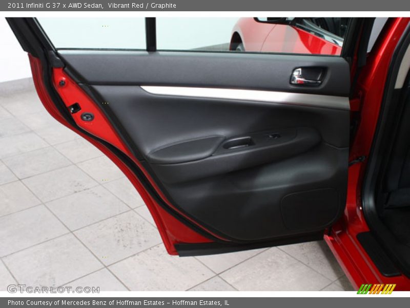 Vibrant Red / Graphite 2011 Infiniti G 37 x AWD Sedan