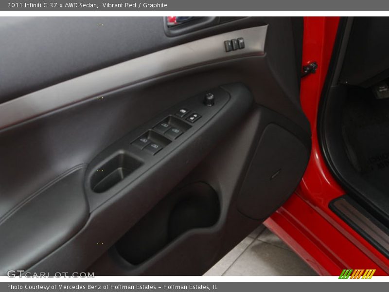 Vibrant Red / Graphite 2011 Infiniti G 37 x AWD Sedan