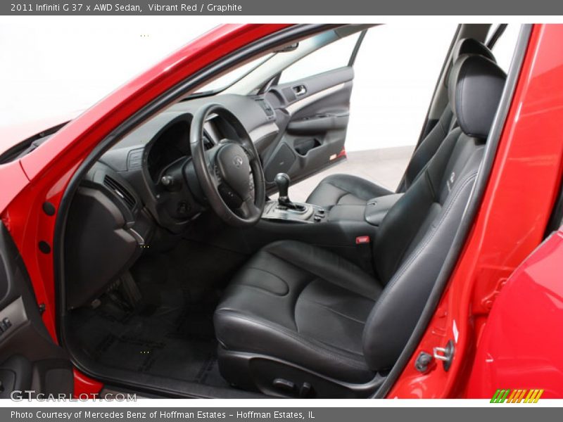 Vibrant Red / Graphite 2011 Infiniti G 37 x AWD Sedan