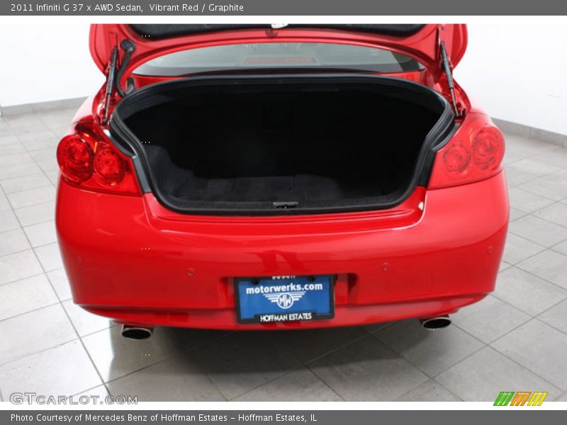 Vibrant Red / Graphite 2011 Infiniti G 37 x AWD Sedan