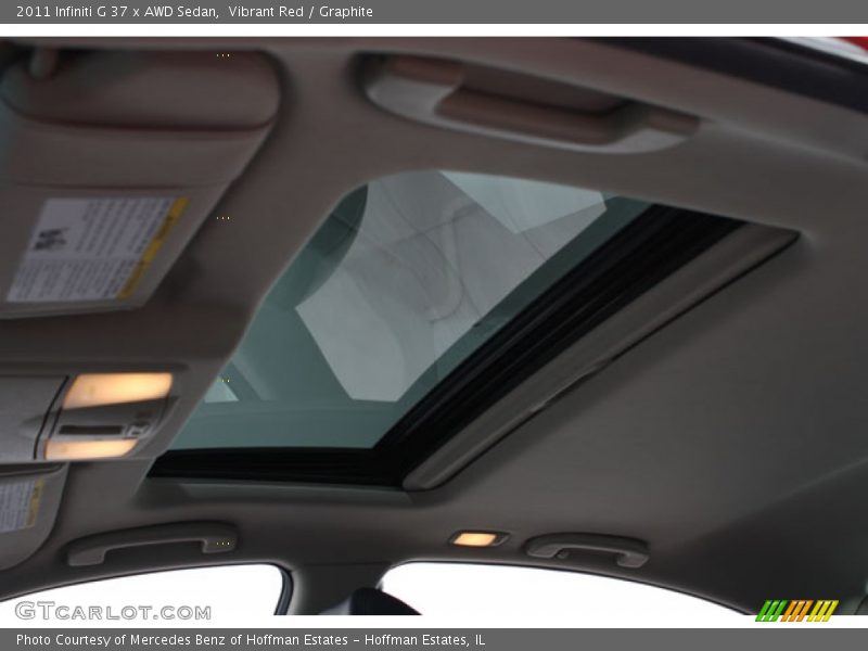 Vibrant Red / Graphite 2011 Infiniti G 37 x AWD Sedan