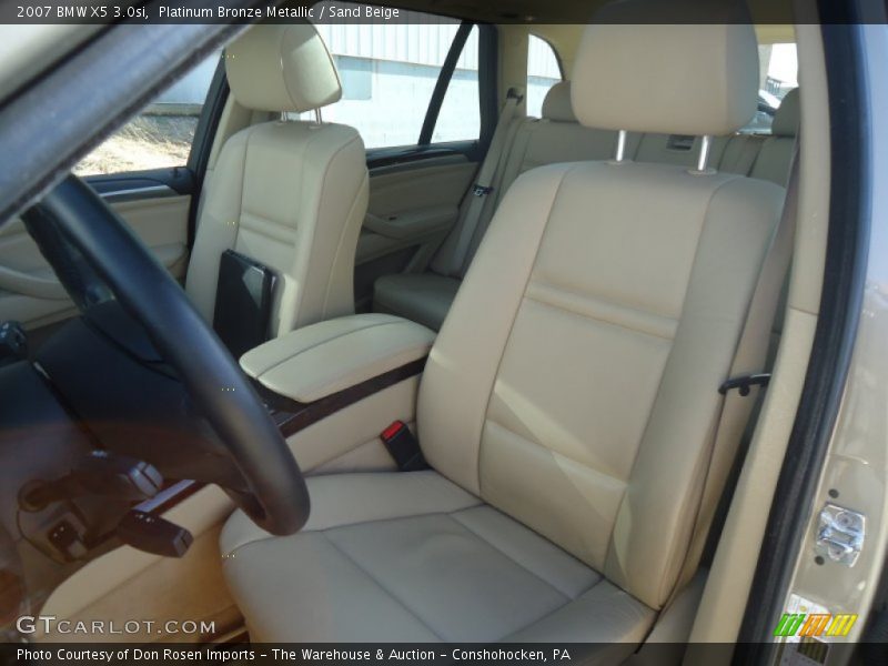 Platinum Bronze Metallic / Sand Beige 2007 BMW X5 3.0si