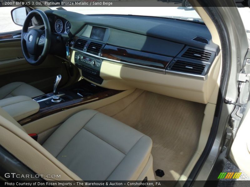 Platinum Bronze Metallic / Sand Beige 2007 BMW X5 3.0si